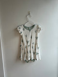 Preloved - Kyte baby - bodysuit twirl- 12-18 - very good used condition - eucalyptus