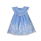 MAYORAL EMBROIDERED EYELET DRESS