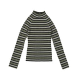 MAYORAL TWEEN MOCKNECK LONG SLEEVE TEE - MOSS