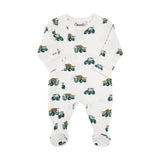 COCCOLI FOOTIE - CREAM TRACTOR