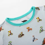 Little Ridley Baby - Iguana two piece long sleeve pj set