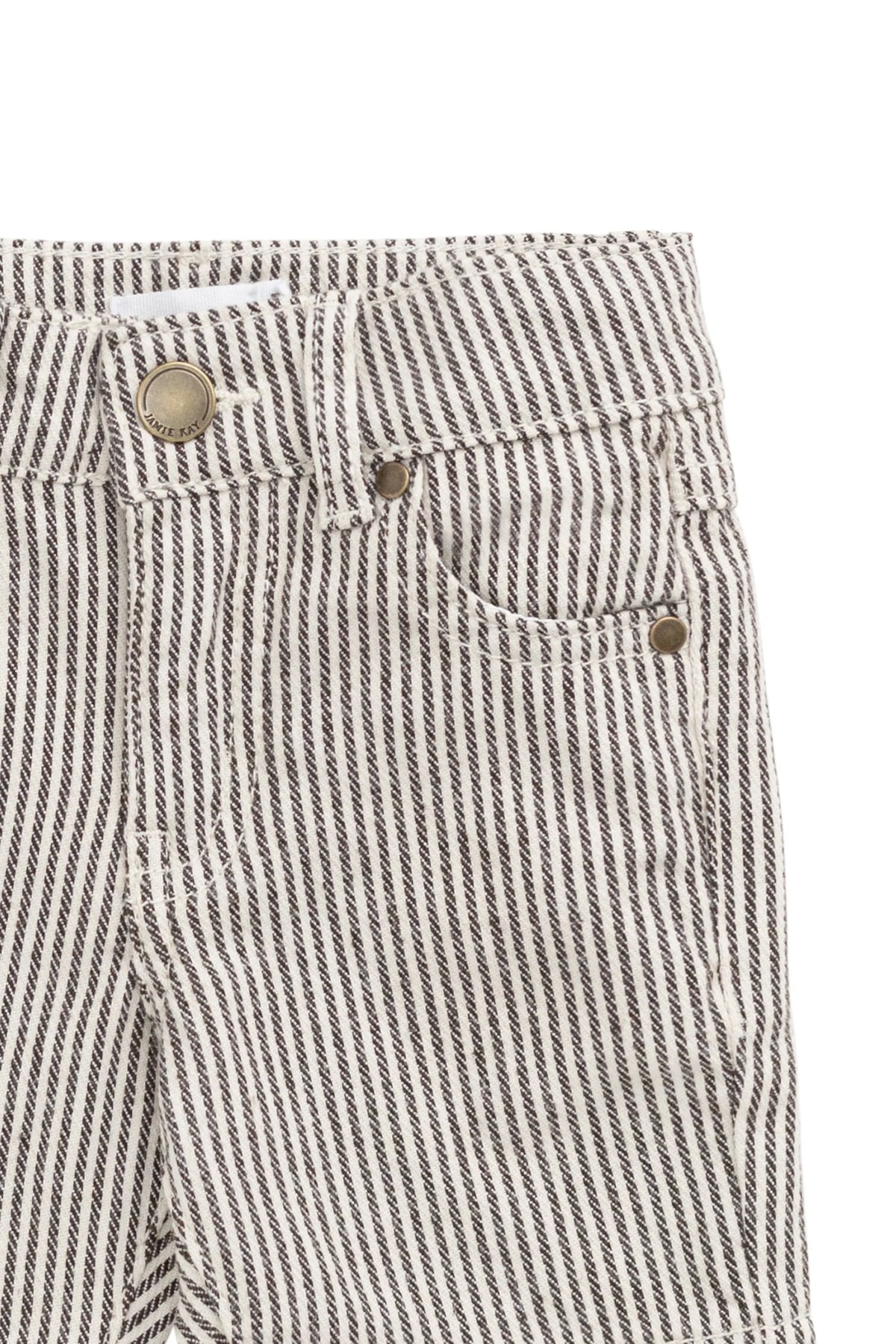 Jamie Kay - Jude Short - Dark Coffee/Buff Stripe