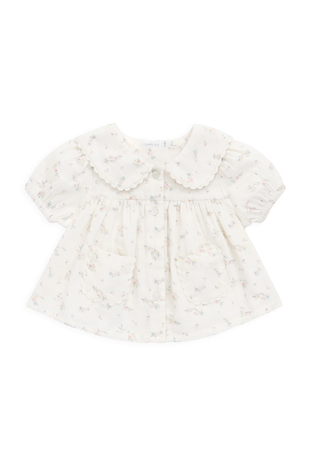 Jamie Kay - Organic Cotton Muslin Kodi Top - Solange Snow