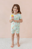 KYTE Short Sleeve Pajamas in Mint Ice Cream