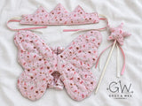 Handmade Floral Butterfly Dress-Up Set