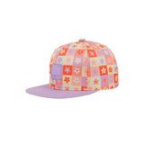 HEADSTER QUILTY FLOWER SNAPBACK - SQUASH