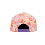 HEADSTER QUILTY FLOWER SNAPBACK - SQUASH