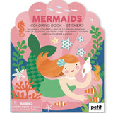 MERMAIDS COLOURING BOOK WITH STICKERS