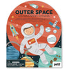 OUTER SPACE - COLOURING BOOK WITH STICKERS
