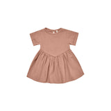 QUINCY MAE ROMPER - DUSTY ROSE
