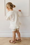 Jamie Kay - Organic Cotton Everyday Bike Short - Simple Flowers Egret
