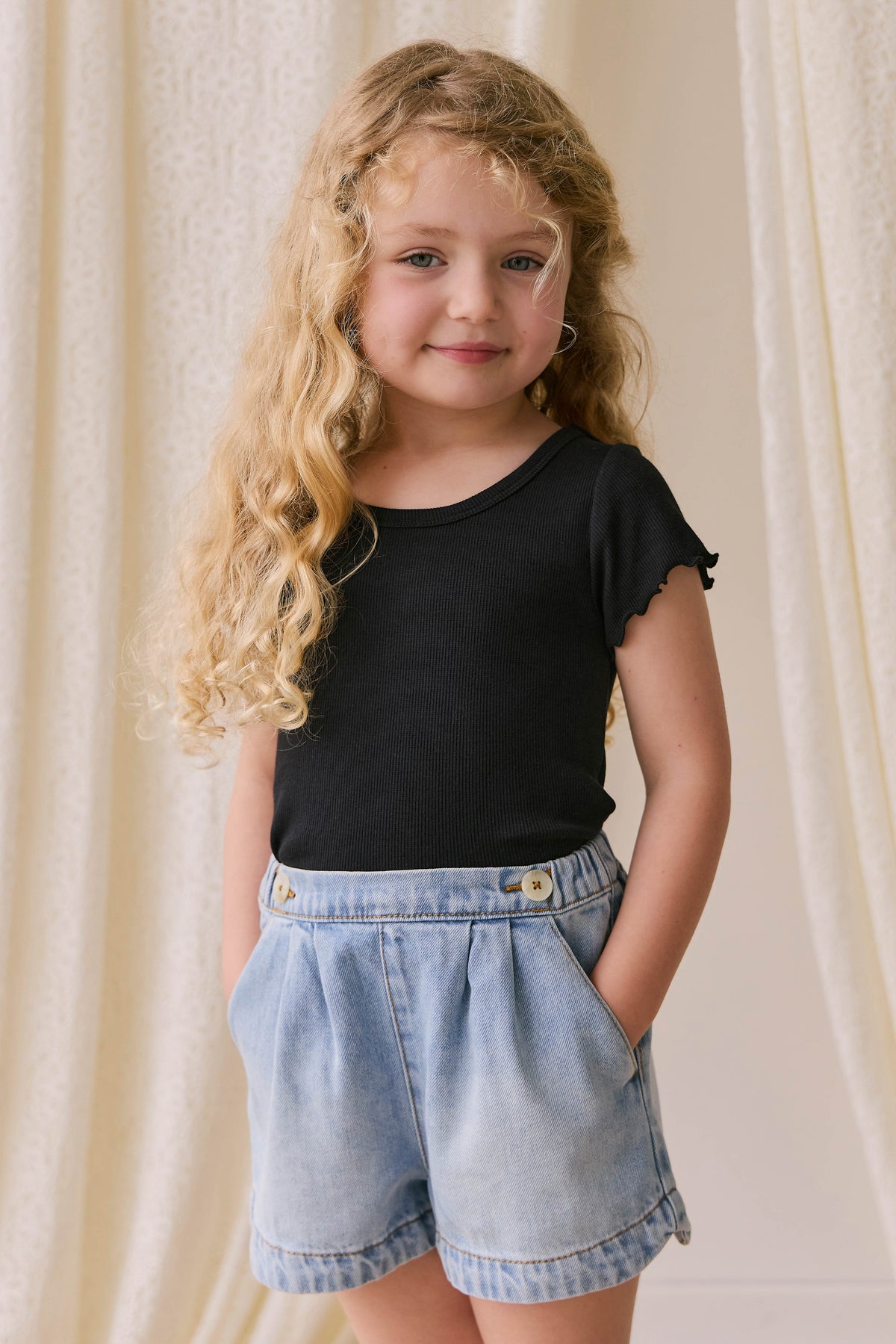 Jamie Kay - Jardine Short - Antique Denim