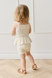 Jamie Kay - Organic Cotton Fine Rib Everyday Bike Short - Caroline Egret