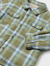 MAYORAL BABY LINED OVERSHIRT - GREEN PLAID