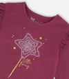 DEUX PAR DEUX RUFFLE LS 'LITTLE FAIRY' T-SHIRT