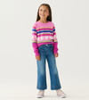 HATLEY STRETCH DENIM WIDE LEG - HEARTS