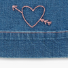 HATLEY STRETCH DENIM WIDE LEG - HEARTS