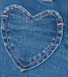 HATLEY STRETCH DENIM WIDE LEG - HEARTS