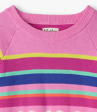 HATLEY RAINBOW STRIPE RAGLAN PULLOVER SWEATER