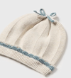 MAYORAL BABY KNITTED NEWBORN 3PC OUTFIT - ICEBERG HEATHER