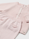 MAYORAL BABY KNITTED NEWBORN 3PC OUTFIT - BLUSH