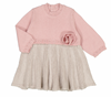 MAYORAL BABY PLEATED TRICOT DRESS