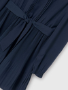 MAYORAL TWEEN PLEATED CREPE DRESS - NIGHT