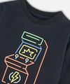 DEUX PAR DEUX RETRO ARCADE TSHIRT - BLACK