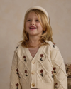 RYLEE + CRU BOXY CARDIGAN - WINTER FLORAL EMBROIDARY