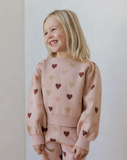 RYLEE + CRU JACQUARD KNIT SET - HEARTS