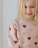 RYLEE + CRU JACQUARD KNIT SET - HEARTS