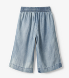 HATLEY BLUE WASH CROPPED CULOTTES