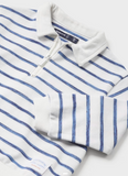 MAYORAL BABY STRIPE POLO SWEATER CHINO SET