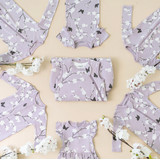 KYTE ZIPPERED ROMPER IN CHERRY BLOSSOM