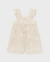 MAYORAL BABY LINEN ROMPER  - PALMS