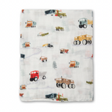 LOULOU LOLLIPOP SWADDLE -  HAPPY TRUCKS