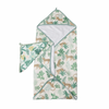 LOULOU LOLLIPOP HOODED TOWEL SET - TROPICAL JUNGLE