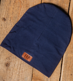 L & P APPAREL BOSTON BEANIE - NAVY