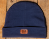 L & P APPAREL BOSTON BEANIE - NAVY