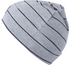 L & P APPAREL BOSTON BEANIE - GREY & BLACK