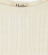 HATLEY CABLE KNIT TIGHTS - CREAM