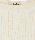 HATLEY CABLE KNIT TIGHTS - CREAM