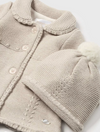 MAYORAL BABY KNITTED COAT WITH HAT