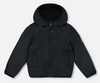 DEUX PAR DEUX REVERSIBLE SHERPA JACKET - BLACK