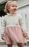 MAYORAL BABY PLEATED DRESS - ROSE