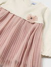 MAYORAL BABY PLEATED DRESS - ROSE