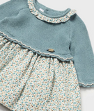 MAYORAL NEWBORN KNIT DRESS