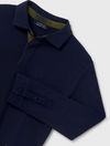 MAYORAL PIQUE L/S POLO SHIRT - NAVY BLUE