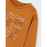 MAYORAL BASIC LETTING T-SHIRT - CARROT