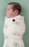 KYTE SLEEP SWADDLE - WASABI RAINBOW